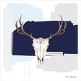 thumbnail image 2 of Seven Trees Design 15x15 White Modern Wood Framed Museum Art Print Titled - Colored Steer Head III, 2 of 4