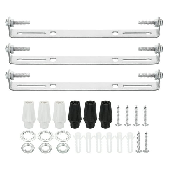 Uxcell Ceiling Light Plate Kit, Light Fixture Mounting Bracket Plate Steel Crossbar 180mm 3