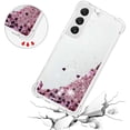 thumbnail image 4 of Slim Fit Phone Case for Samsung Galaxy S23 (Not fit S23 Plus), Glitter Liquid Quicksand Effect Silicone Soft TPU Case with Camera Lens and Screen Protection for Galaxy S23,LSWT Diamond Rose, 4 of 6