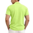 thumbnail image 4 of Diufon School Uniform Shirts for Boys Girls Short Sleeve Button V Neck Summer Tops Back to School Lapel T-Shirt, 4 of 6