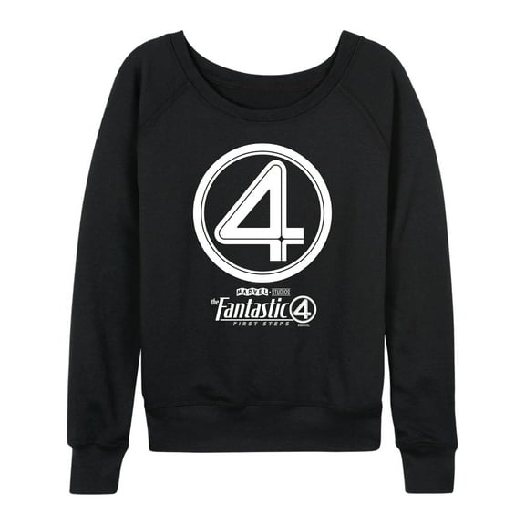 Marvel - Fantastic Four Circle Logo - Women's French Terry Long Sleeve Shirt