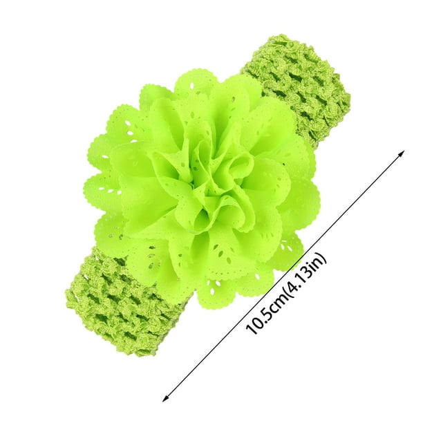 Lime green flower hair clip deals