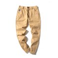 thumbnail image 2 of 2020 Spring And Summer New Korean Style Slim Fit Men's Solid Color Cropped Ankle-Tied Harem Pants K63, 2 of 3