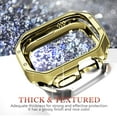 thumbnail image 6 of Rugged Case Compatible for Apple Watch Series 3/2/1 42mm, Military All Around Hard Tough TPU Protective Cover Case Shockproof Bumper for iWatch Series 3/2/1 42mm,Gold, 6 of 6
