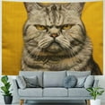 thumbnail image 4 of Orinice Cute Cat Tapestry Wall Hanging Unique Style Graphic Tapestries Home Wall Decor Art for Living Room Bedroom Dorm 50x40inch, 4 of 6