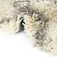 thumbnail image 6 of Unique Loom Trellis Shag Collection Area Rug - Ruth (4' x 6' Rectangle Ivory/Gray), 6 of 11
