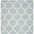 thumbnail image 6 of SAFAVIEH Cambridge Hamilton Geometric Wool Area Rug, Blue/Ivory, 6' x 9', 6 of 10
