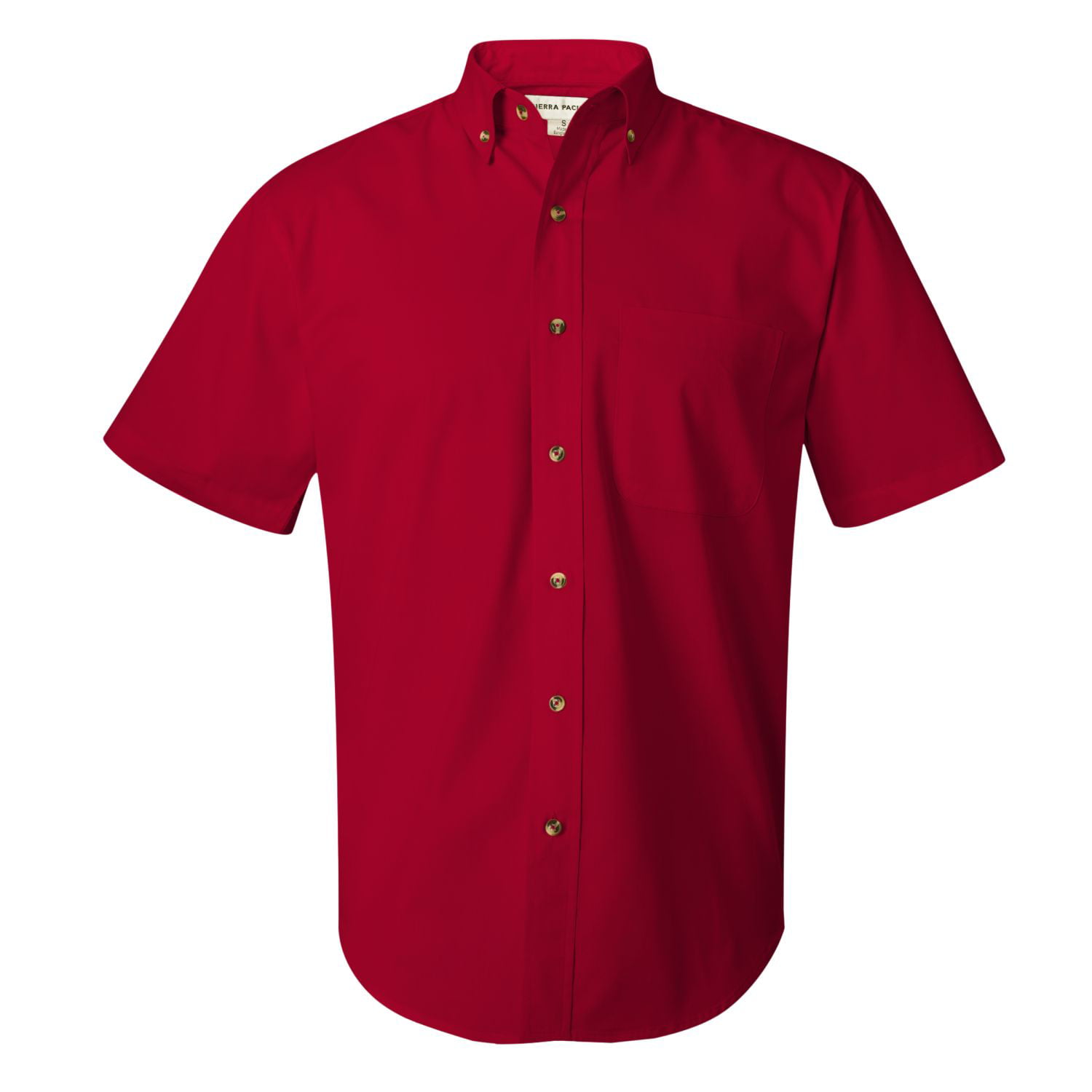 FeatherLite - 0281 Short Sleeve Stain-Resistant Twill Shirt - Walmart ...