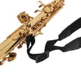thumbnail image 1 of Sangle de Cou pour Saxophone Haute Élasticité en Coton Cuir Bretelles Réglables avec 3 Couleurs Optionnelles, 1 of 7