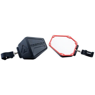 Assault Industries UTV Bomber Series Side Mirror Set with Clamps 1.75