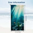thumbnail image 5 of BCIIG Quick Dry Beach Towel Ultra-Fine Fiber Tropical Print 27.5x55in, 5 of 7