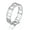 Silver, variant on Roman Numerals Hollow Out Stainless Steel Statement Band Ring Fashion Jewelry