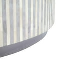 thumbnail image 5 of Bone Inlay Coffee Table – Round Bullseye Top and Cylindrical Vertical Stripe Sides, 2 Color Options, 5 of 7
