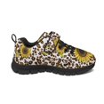 thumbnail image 2 of CHAQLIN Sunflower Cheetah Print Shoes for Kids Size 10.5 Boys Girls School Sneakers Lightweight Anti-Slip Hiking Athletic Shoes Breathable with Hook and Loop, 2 of 7
