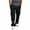 Black, variant on HESHENG Mens Jogger Gym Heavy Weight Fleece Cargo Pocket Sweat Pants Drawstring Trousers M-3XL