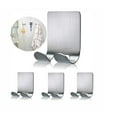4Pack Stainless Steel Razor Holder for Shower SelfAdhesive, NoDrill Heavy Duty Shower Hooks
