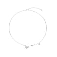 thumbnail image 2 of Dvkptbk un Collier Flash Collier Diamant Taille Chaîne de Clavicule Incrustée de Zircon Chaîne de Clavicule Bijoux, 2 of 9