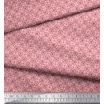 thumbnail image 2 of Soimoi Crepe Silk Fabric Floral Small Printed Craft Fabric by The Yard 42 Inch Wide, 2 of 3