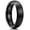 Black, variant on 8mm Men's Tungsten Wedding Band Engagement Rings Gunmetal Domed Matte Brushed Comfort Fit, Size 11