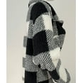 thumbnail image 4 of Chaqueta de terciopelo de peluche Chaqueta cálida a cuadros Chaqueta de cuadros de felpa mullida, 4 of 6