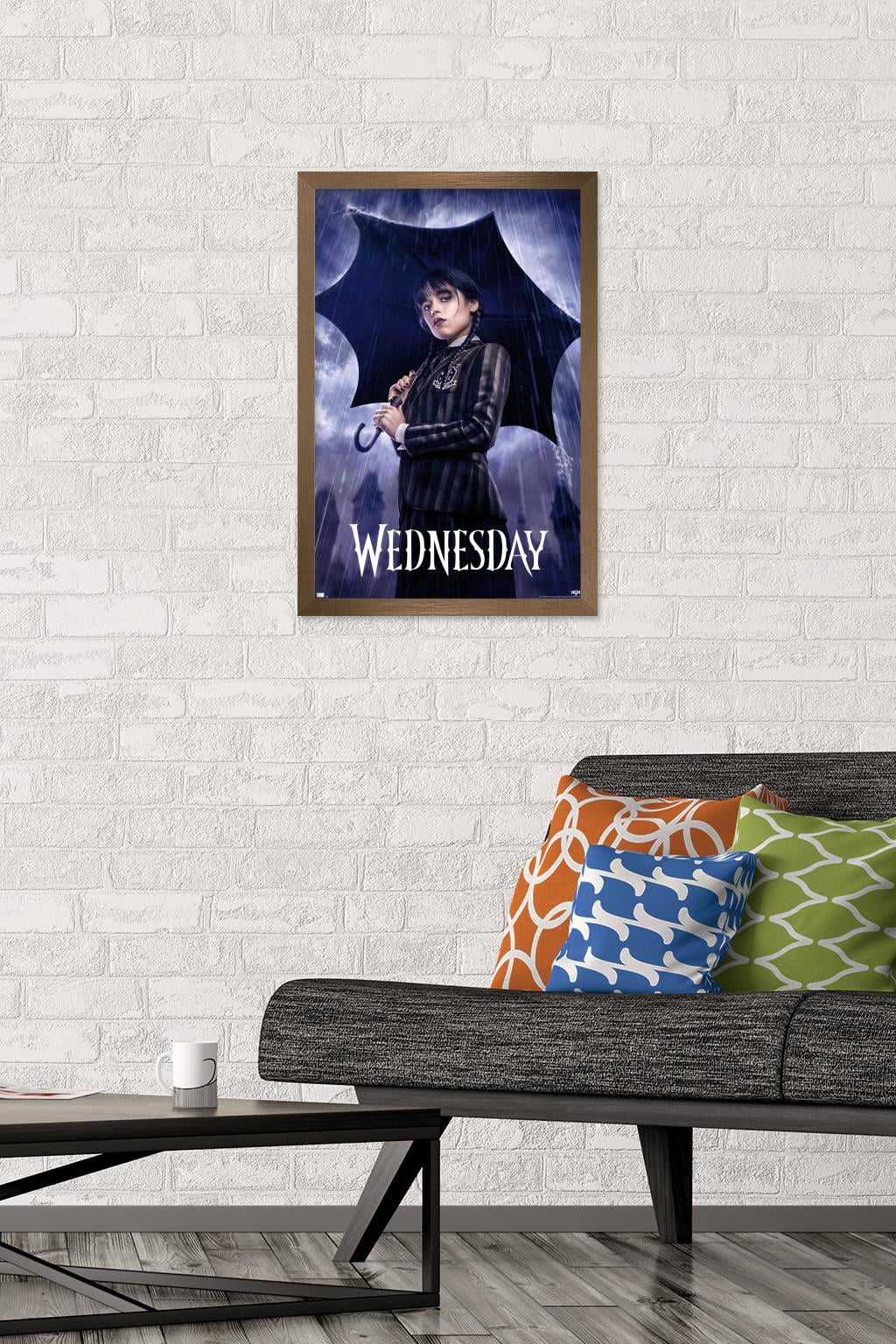 Wednesday - One Sheet Wall Poster, 14.725" x 22.375" Framed