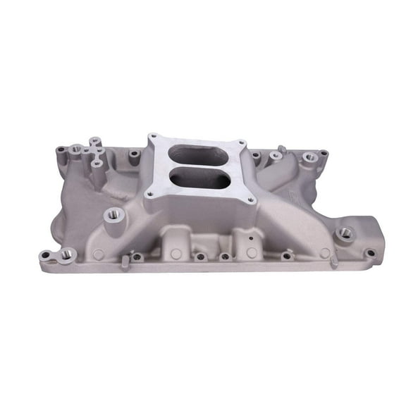 Carbureted Aluminum Dual Plane Intake Manifold for Ford 351W - Satin