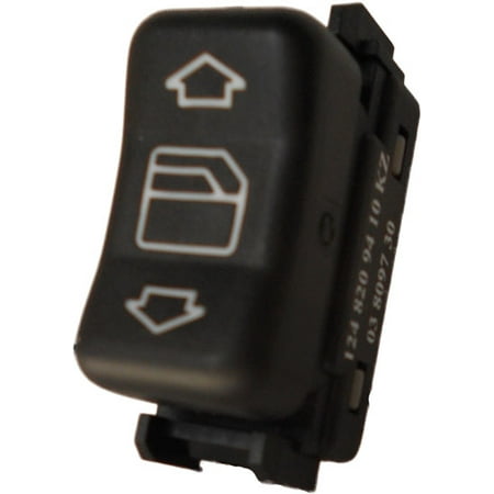 Mercedes Benz 300D Turbo Passenger Power Window Switch 1990-1993 (Rear Left & Center Console) (1990 1991 1992 1993) (electric control panel lock button auto driver passenger door)