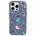 thumbnail image 1 of Funda de TPU Stitch para iPhone 16 Pro: ultrafina, a prueba de golpes, antiamarilleo, resistente a arañazos, compatible con carga inalámbrica, agarre mejorado, estilo negro., 1 of 7