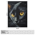 thumbnail image 4 of BCIIG Cute Black Cat Blanket Gifts for Cat Lovers Grils Women Animal Kitten Flannel Throw Blankets for Home Couch Bed Sofa Soft Fuzzy Lightweight Decor Adults All Season  50x60in, 4 of 6
