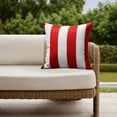 thumbnail image 5 of HengDidi Outdoor Fade-Resistant Pillow Cover Case with Velvet Fabric Feel Comfortable Support for Patio Garden Rest Easy Wash Home Accent Red, 5 of 6