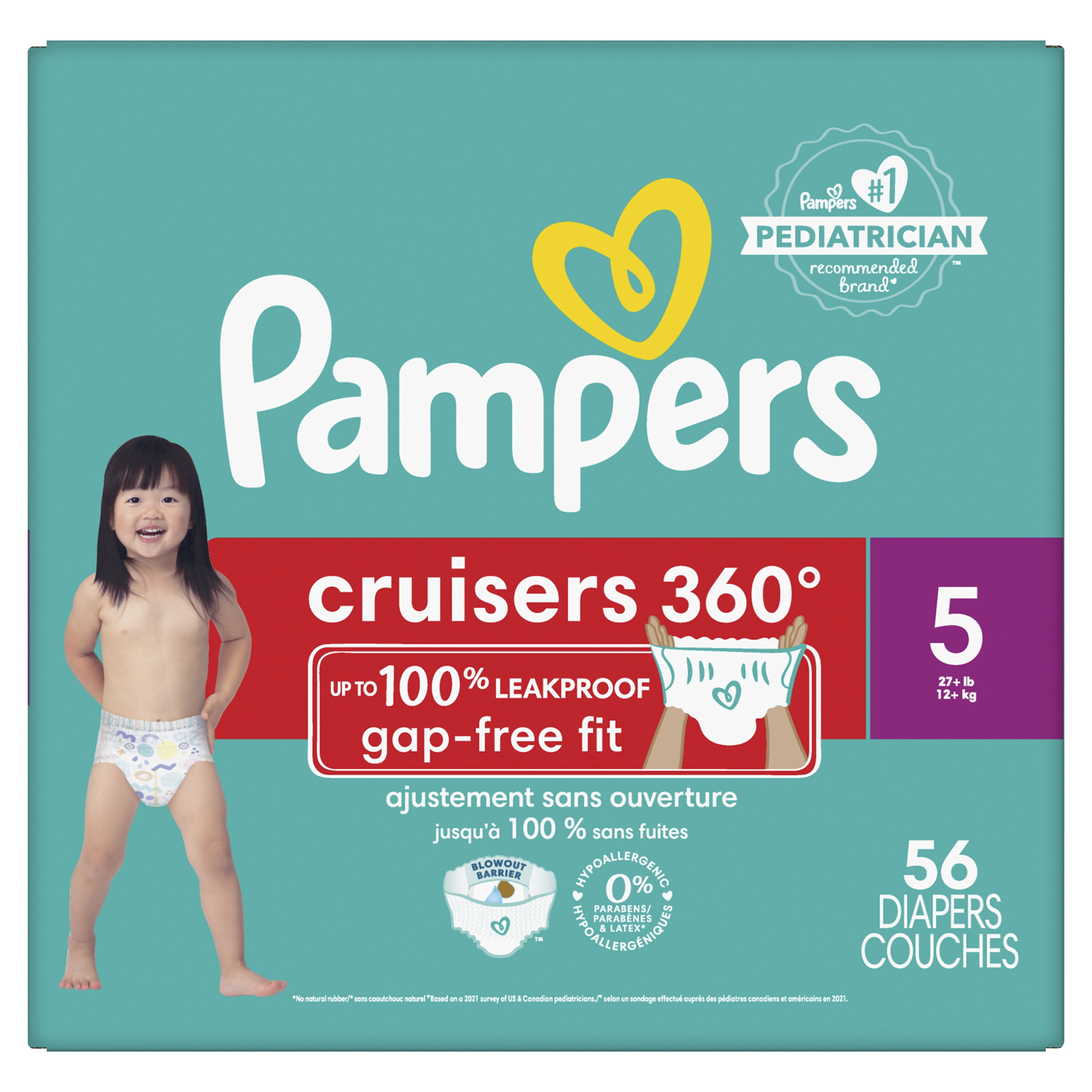 Pampers - Premium Care Pants - Taille 5 - Mega Pack - 80 couches culottes -  12/18KG