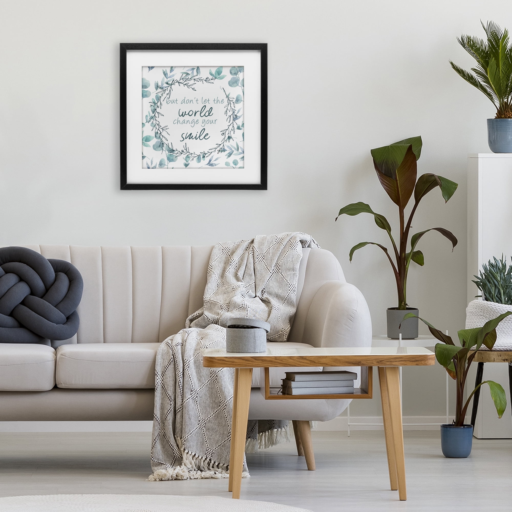 Stupell Industries Don't Let The World Change Black Framed Print Under Glass, design by Kim Allen