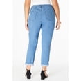 thumbnail image 2 of Roaman's Women's Plus Size 24/7 Stretch Boyfriend Jean, 2 of 3
