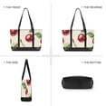 thumbnail image 6 of FORMRS Canvas Laptop Tote Bag for Women with 15.6" Computer Compartments Shoulder Handbag, Cute Cherry, 6 of 7