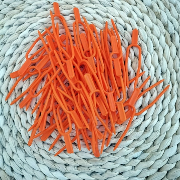 Worgeous  50 Pcs Plants Strawberry Accessories Fixing Kit Vines Tomato Orange