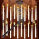 thumbnail image 1 of 12pcs LED Floating Candles with Wand Remote Control, Hanging Flameless Candles, Flickering Warm Light Candle Decorations, Fun Decorations, 1 of 5