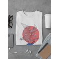 thumbnail image 3 of Eagle And Surfboard Art T-Shirt Men -Image by Shutterstock, Male Small, 3 of 4