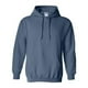 thumbnail image 1 of Gildan - Sudadera con capucha de combinación de tejidos Unisex (Azul indigo), 1 of 3