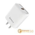 thumbnail image 4 of Ampker Wall Charger for Samsung Galaxy A04s - 18W Quick Charge 3.0 Fast Charging USB Port Home Travel Power Adapter with Type-C to USB Cable (5 Feet) - White, 4 of 9