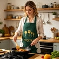 thumbnail image 3 of ZZHZGZ on Sale Kitchen Aprons with Pockets – Proof Cooking Apron with Hand Wiping Towels Adjustable Chef Aprons for & for Home Bbq Restaurant Café Use, 3 of 4