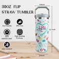 thumbnail image 6 of Nurse Tumbler Gifts for Women and Men - Appreciation for RN, LPN, New Nurses - 30oz Thermal Mug With Handle and Flip Straw, 6 of 6