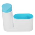 thumbnail image 3 of Multifunctional Washing Sponge Sink Detergent Soap Dispenser Storage Kit (Blue), 3 of 5