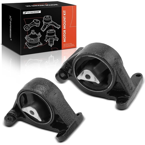 A-Premium 2PCS Front Left and Right Engine Motor Mount Kit Compatible with Jeep WJ Series Grand Cherokee 1999-2004 4.7L, Replace# 52058936AC