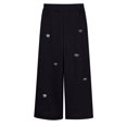 thumbnail image 2 of JIAYUE Kids Boys Girls Pants Bows Wide-Leg Palazzo Mid Waisted Snug Warmth Relaxed Fit For Child Casual Dailywear, 2 of 4