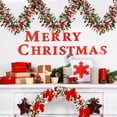 thumbnail image 4 of TETOU 32.8Ft Christmas Tinsel Garland Metallic Twist Red Green White Hanging Garland Wedding Birthday Decor, 4 of 7