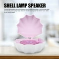 thumbnail image 3 of Shell  Speaker, Shell Speaker, Waves   Speaker with Mood Lamp, LED Seashell Small  Speaker, Ocean Wave Projector Shell Light for Bedroom,Party, 3 of 7