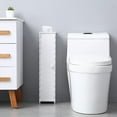 thumbnail image 1 of GoDecor Support de Rangement pour Armoire de Toilette en Papier Toilette Blanc Debout Libre, 1 of 7