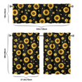 thumbnail image 6 of Rustic Blooming Curtains 36 Inch - 3 Panel Bohemian Country Farmhouse Set with Vintage Floral Print, Rod Pocket Kitchen Window Drapes, 6 of 6