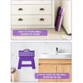 thumbnail image 2 of Folding Step Stool - Height Premium Heavy Duty Foldable Step Stool for Kids Kitchen Garden Bathroom Camping Stepping Stool -, 2 of 8