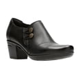 thumbnail image 2 of Mocasín Slip-On Emslie Warren para Mujer Clarks en Cuero Negro Talla 9W, 2 of 4